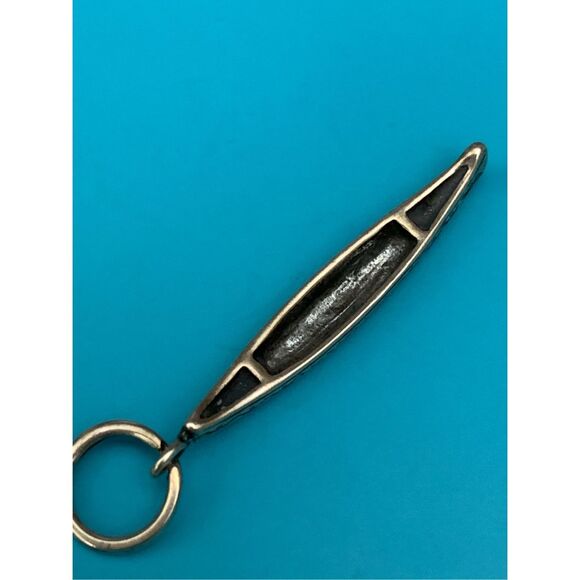 Canoe Sterling Silver Jewelry Charm #water - Picture 2 of 4